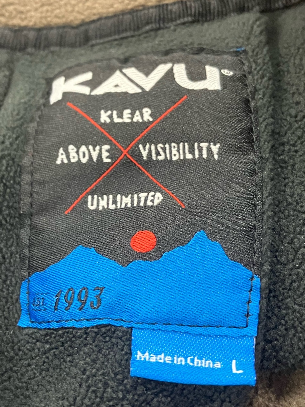 Kavu Throwshirt Flex 1/4 Zip Pullover Large - Picture 7 of 11